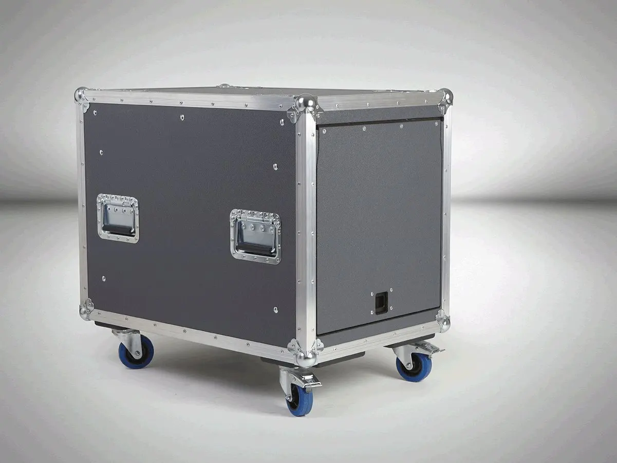 Aluminum new function Sliding doors rack case custom flight case