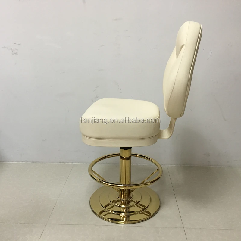 Высокое качество, новая модель, кресла для казино в виде покера с регулируемым металлическим основанием, стул для казино, деревянный барный стул, барный стул