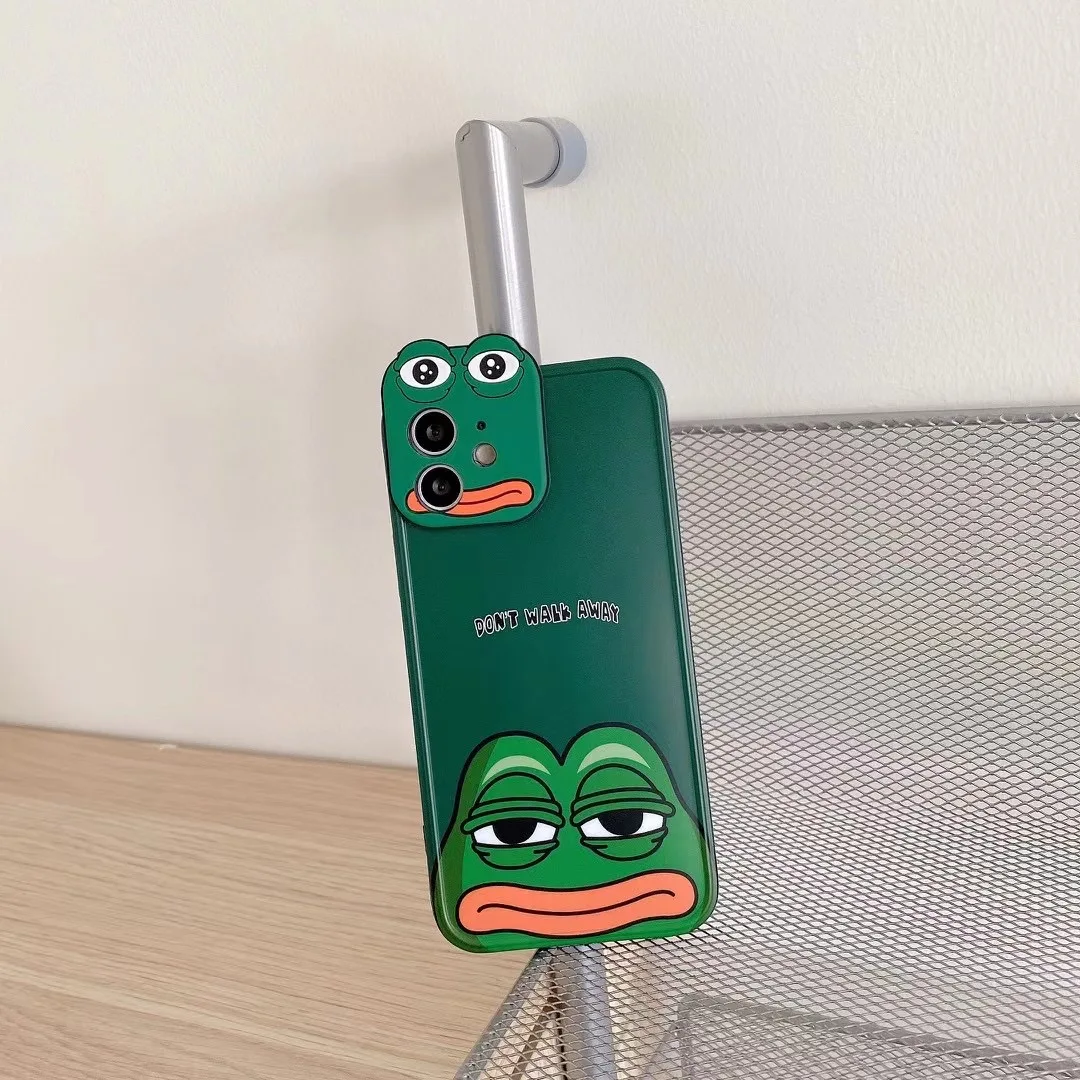 
Funny Frog Mobile phone case with Camera protector for iphone 11promax 12pro 