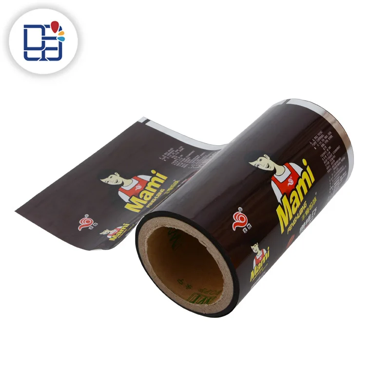China Gravure Printing Factory Laminated Plastic Roll Sealing Film Food Plastic Packaging Film Roll