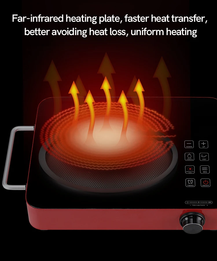 Infrared Cooker Single Burner Cooktop Induction 220 V Dc Electric Touch Screen Induction Stove Infrared Stove