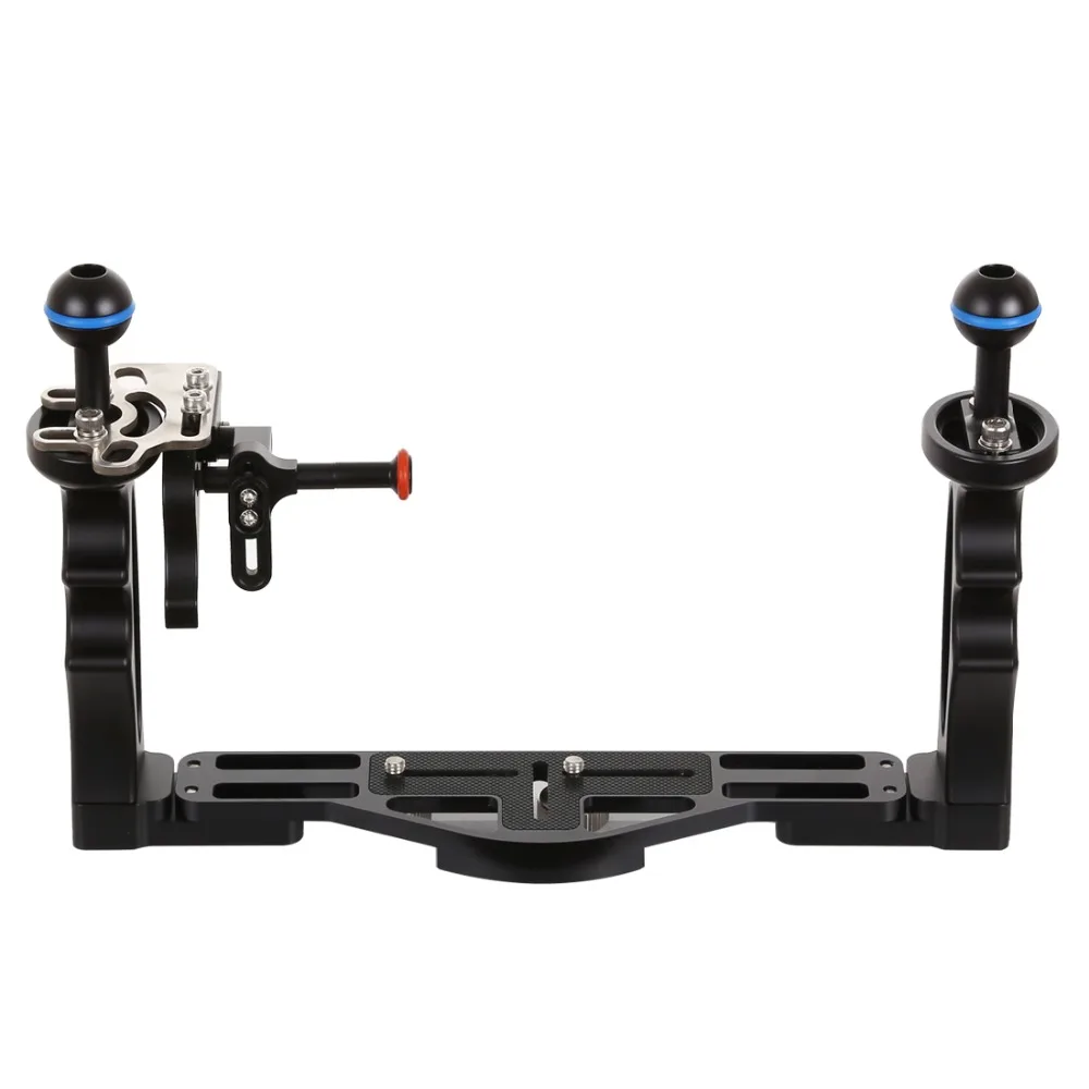 Aluminum alloy anodized multi-color diving equipment underwater diving camera tray