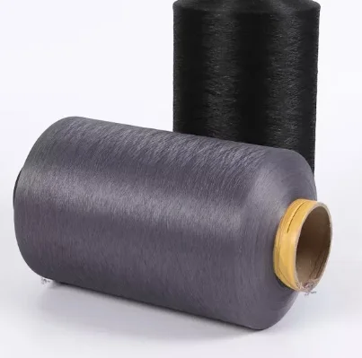 Dark Color Technics Braided Knitting Sock Recycled Cotton Yarn