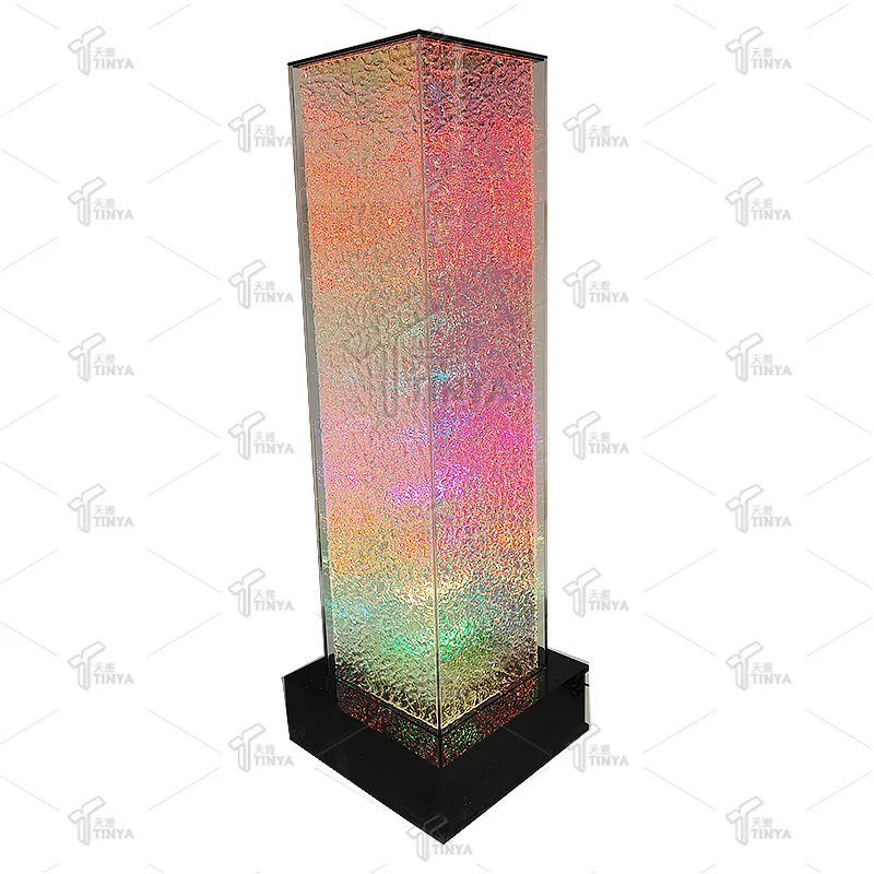 House Decorating Ideas Tower Water Bubble Stand Round Column Decorative Lighting Columns