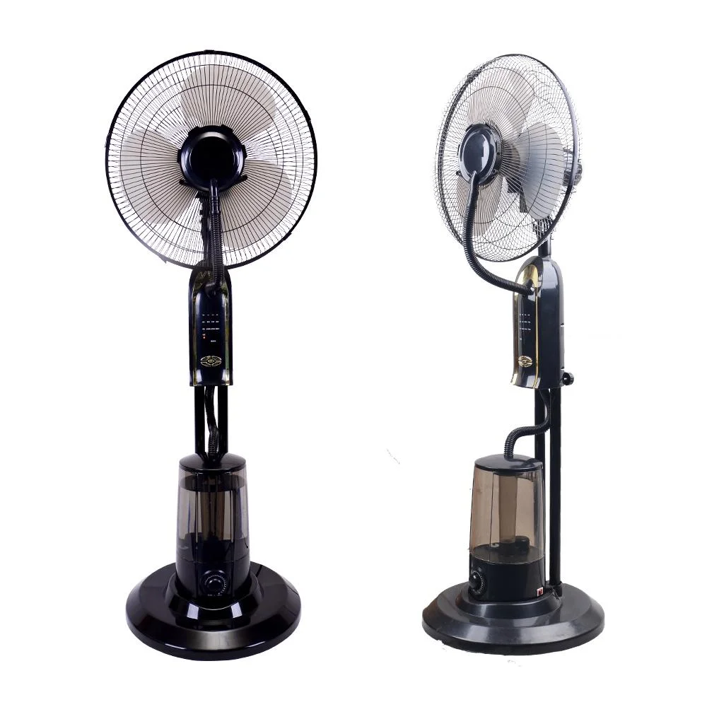 Powerful industrial spray fan with water to cool down outdoor water mist fan floor-to-ceiling household electric fan