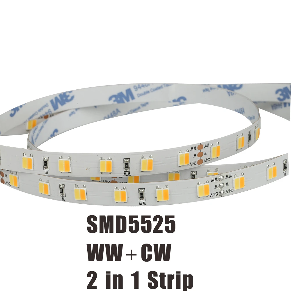 Rgb + cct 97 Cri 3528 CCT гибкая Smd Светодиодная лента Ip20