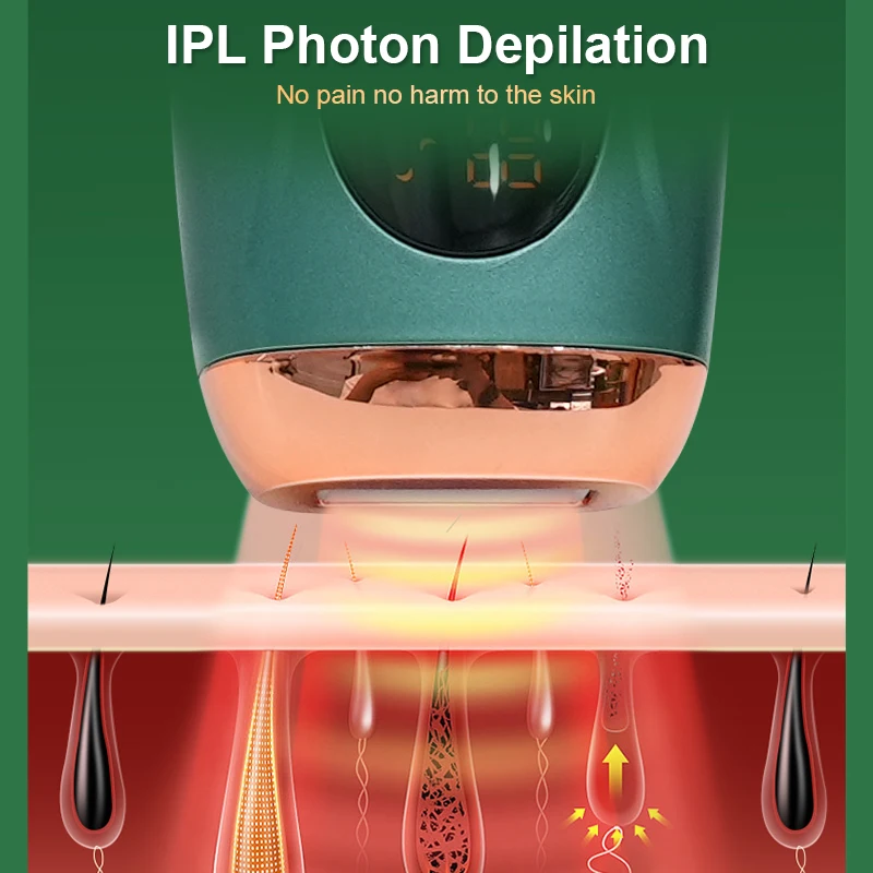 Factory Direct Sales Handheld Portable Permanent Hair Remove Ipl Hair Laser Removal Device Home Use Appliances for Women