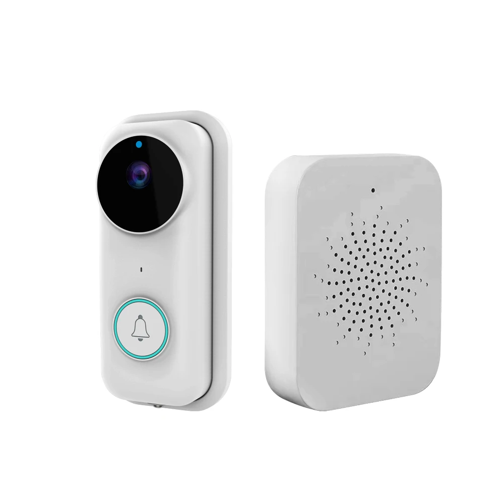 Camera Security System Ring Video Hd Bell with Camera Monitor Cameras Door Bell Surveillance Wireless Wifi Smart Outdoor White