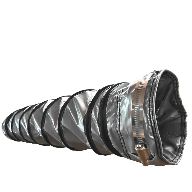 4 inch 100mm diameter PVC Duct Hoses with clamps