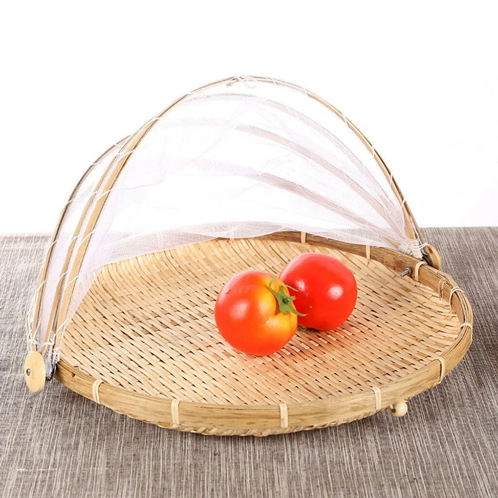 Natural Weaving Storage Basket Minimum Quantity Miniature Mini Woven Bamboo Food Cover