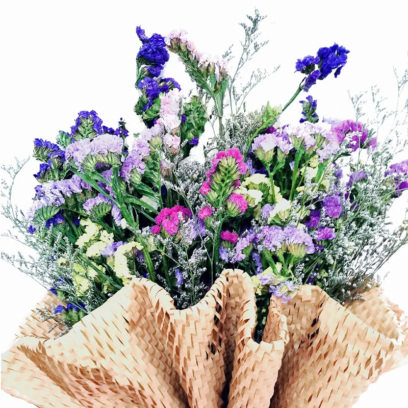 Wrapping Paper Flower 2022 New Trends Honeycomb Luxury  Flower Wrapping Paper
