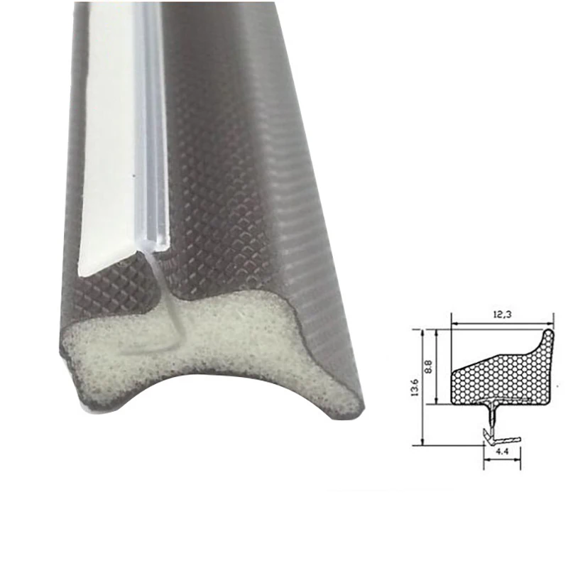 V-shaped anti-theft door frame sealing strip Self-adhesive door and window rubber strip