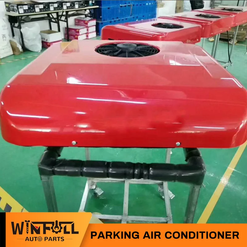 AC DC 24v кулер на крышу кабины грузовика портативный мини парковочный кондиционер для
