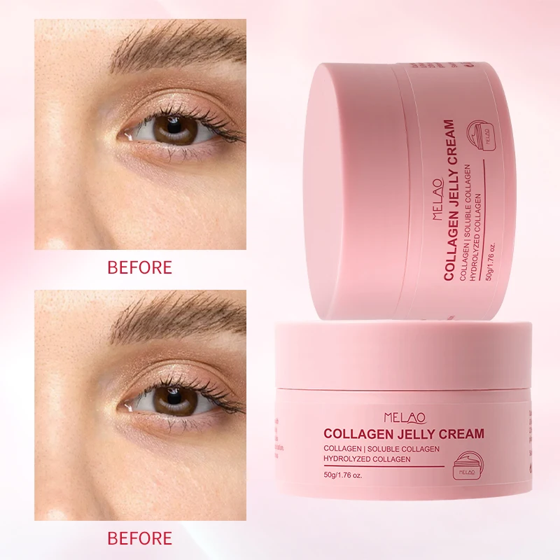 Private Label Skincare Anti Aging Face Moisturizer Skin Moisture Collagen Day and Night Collagen Jelly Cream