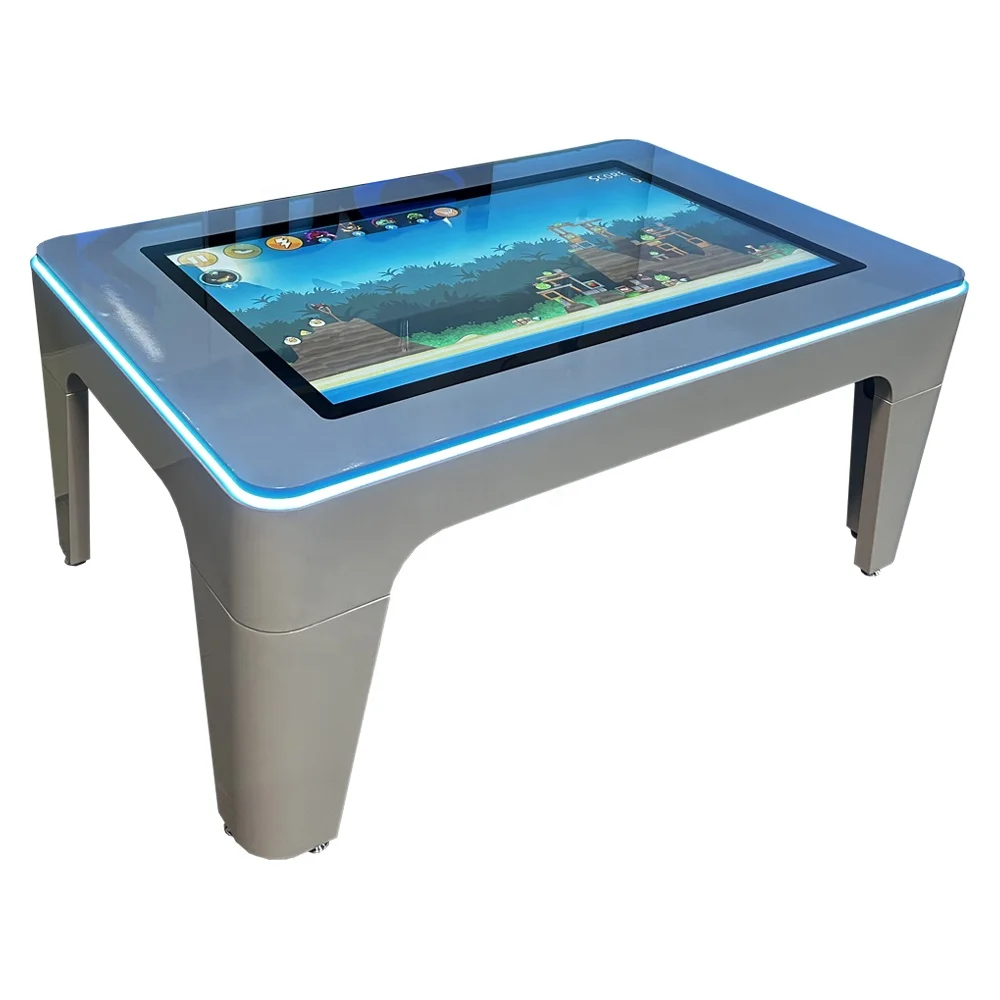 In Stock 32 43 55 inch Android Windows smart lcd screen interactive touch table infinity game kid smart table in School