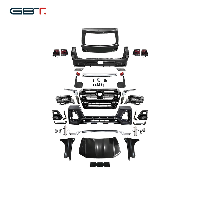 Аксессуары для модификации автомобиля GBT, комплект кузова Facelift для 2008-2015 Toyota Land Cruiser 200, комплект кузова LC200, обновленные комплекты