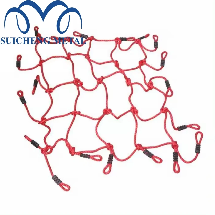 Multifunction nylon  rope for sport field/children climbing/safety protection /cargo lifting net made in China