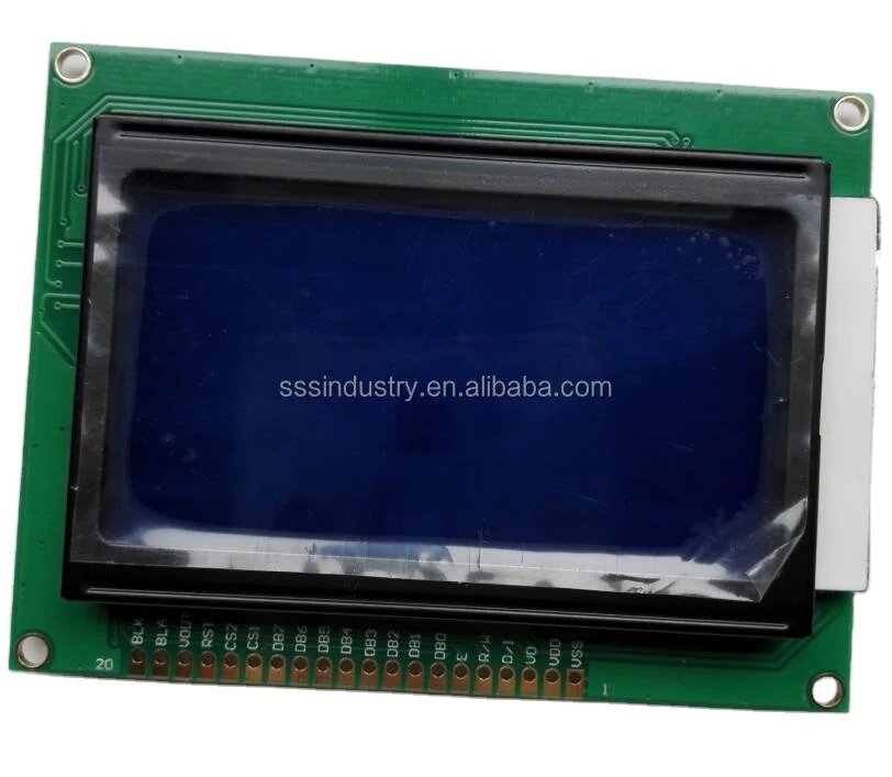12864A 128*64 LCD Screen Module with ks0108 controller 5V/3.3V