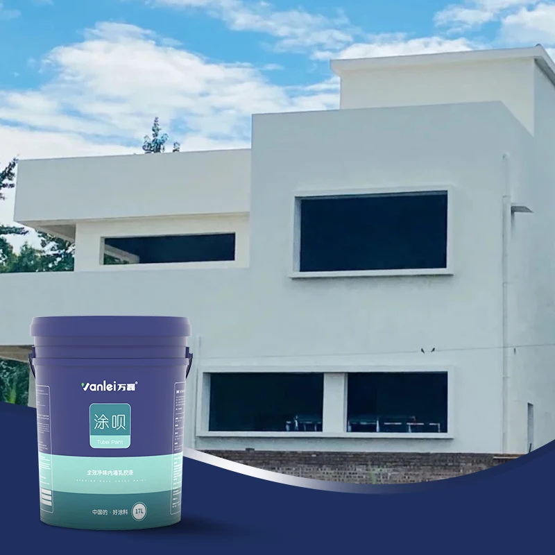 Wanlei Liquid Waterproof Optional Colour Exterior Emulsion Latex Spray Wall Paint