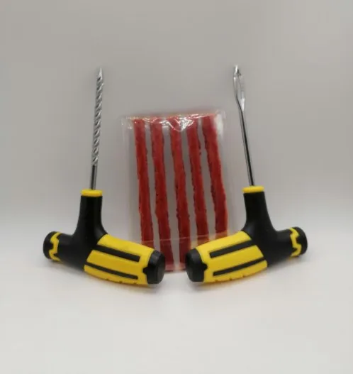 High Quality Car Bike Motorcycle Hand Dent Tyre Repair Tool set Car Bicycle Tubeless Puncture Plug Garag Car Tire Repair Kit