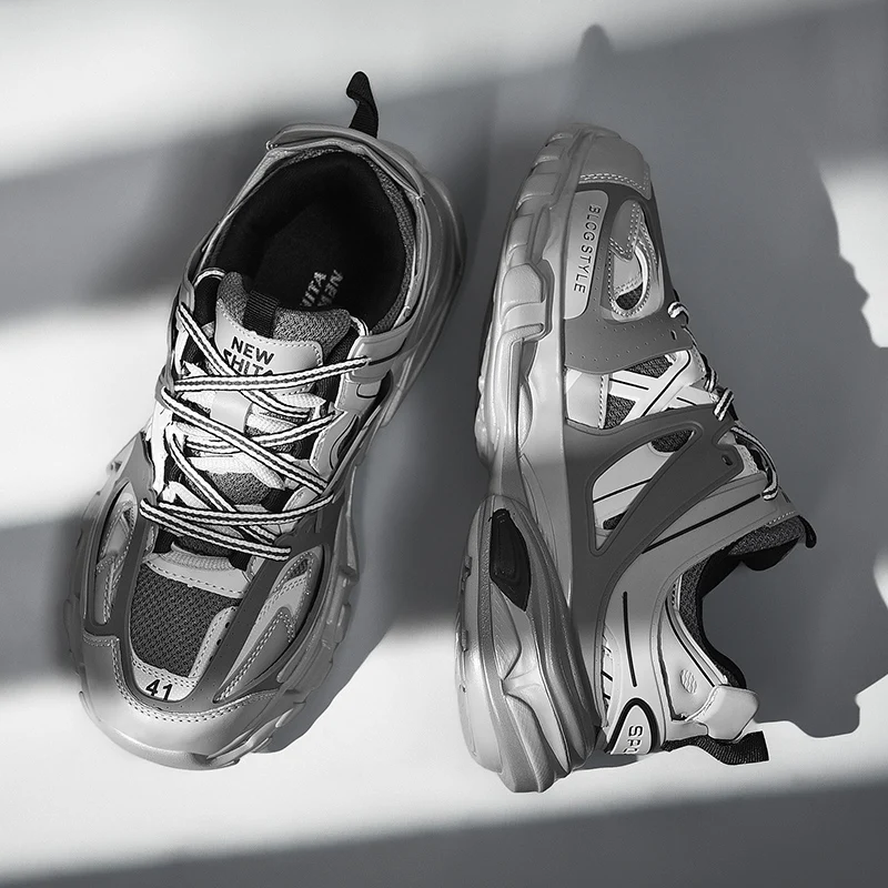 Dropshipping Designer Original Logo Track Fashion Casual Men Women Chunky Walking Shoes