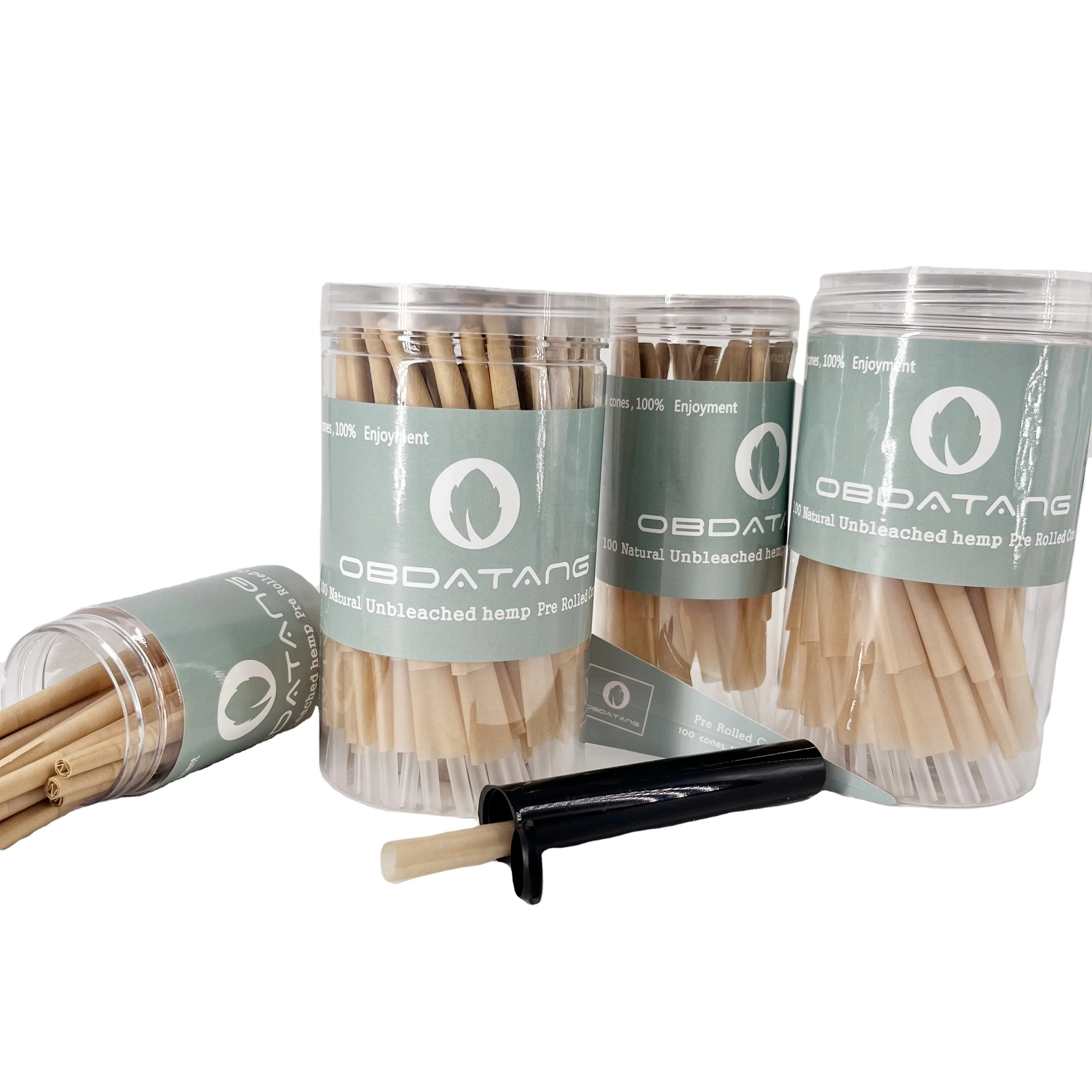 100 Classic King Size Cones 109mm Pre Rolled Cones 26mm Filter Tips Natural Brown Unbleached Unrefined Rolling Papers Bulk Pack