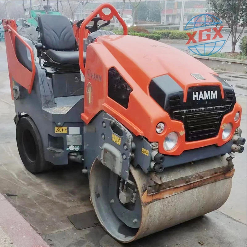 Small Articulated Double Steel Roller Used 8 T Road Roller Fully Hydraulic Road Roller 12 Tons 3 Wheels