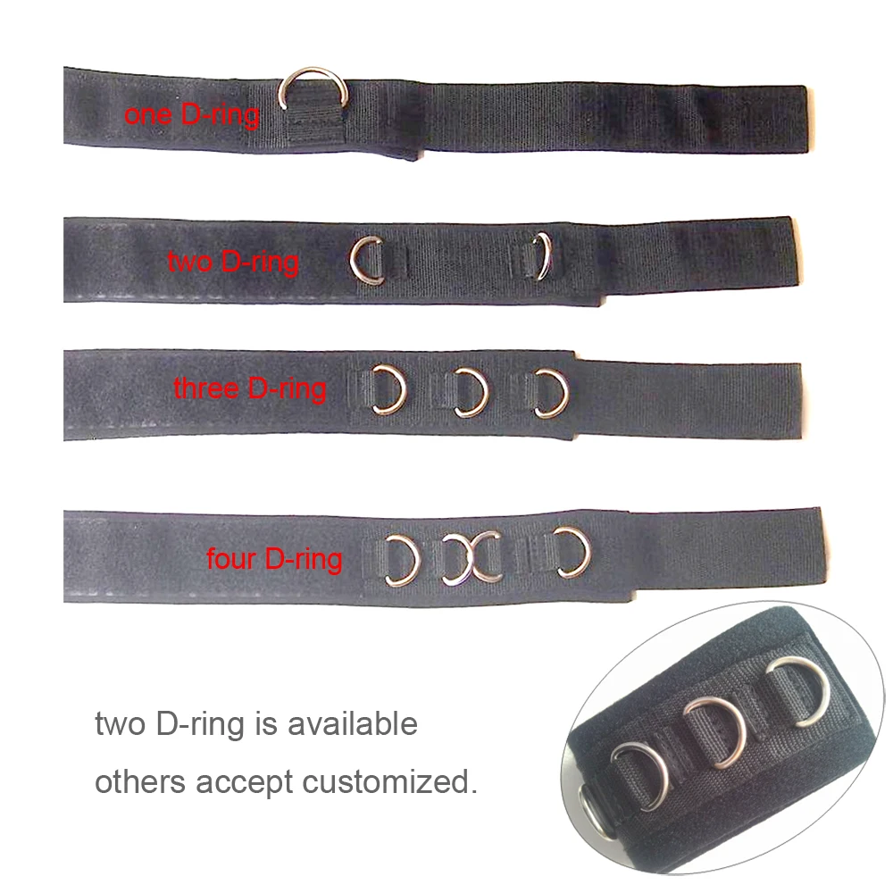 adjustable Neoprene Padded ankle cuffs leg cuffs Thigh Straps for fitness home gym equipment