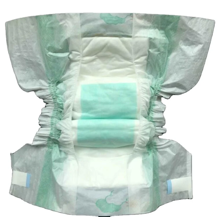 New grade b diapers in bales Factory Rejected Baby Diaper Stocklot