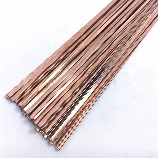 Free sample bcup2 bcu93p brazing alloy phos copper rod1.3*3.2*500 0% silver copper phosphorus brazing rod