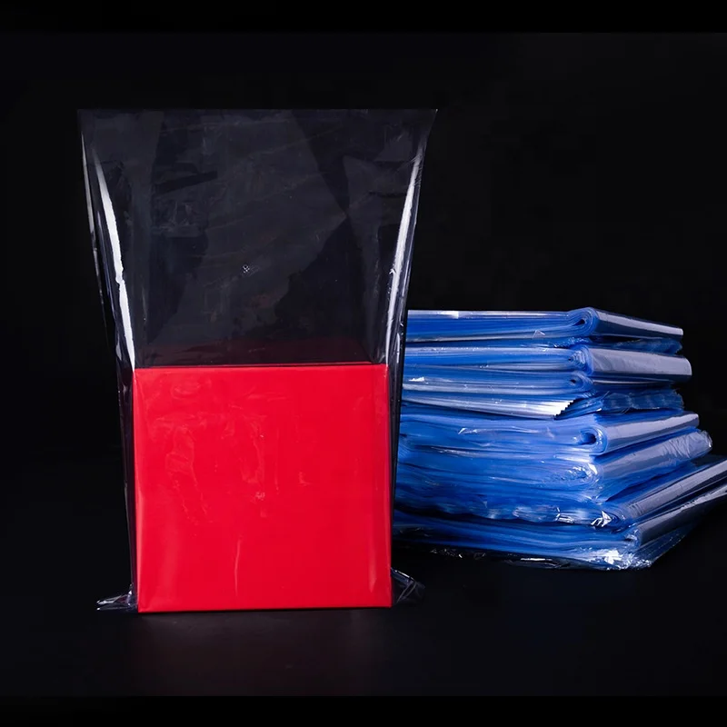 Custom and Stock Shrink Bags Box Bottle Square PVC Heat Wrap Bag Gun Film