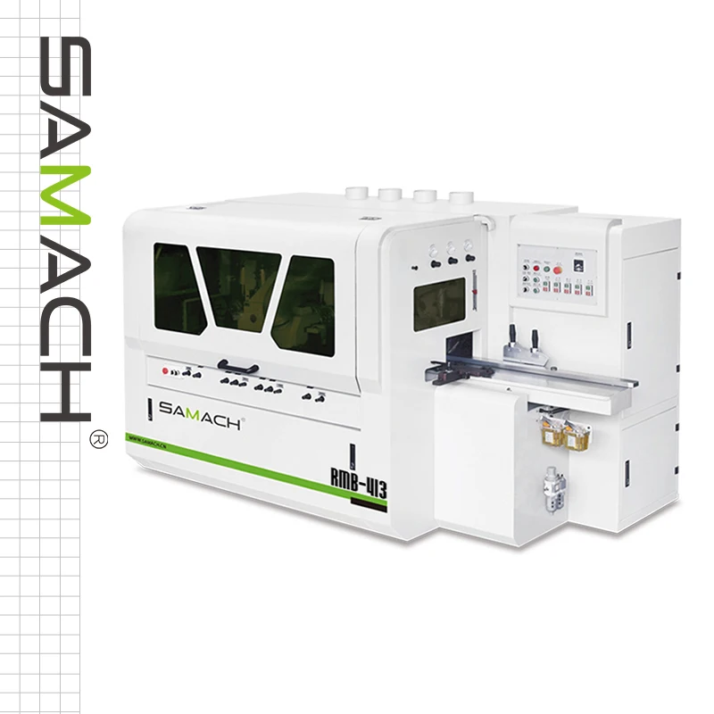 SAMACH Four Spindle Woodworking Machine Moulder Thicknesser Planer 4 Side Planer Moulder