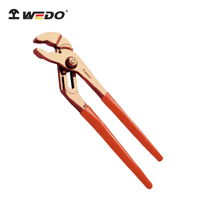 WEDO German DIN standard& BAM Certification ATEX Non-Sparking Groove Joint Pliers