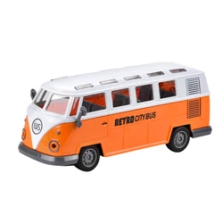 KSF TOP Selling 1:30 Four Way RC Bus Car Toys City Retro Vehicle Remote Control Bus Model Car With Light Sound