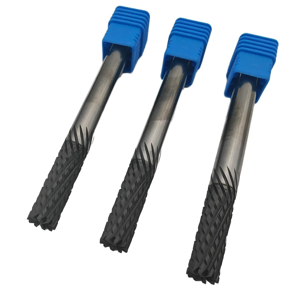 High quality carbide corn teeth end mill diamond cutter corn milling cutter for PCB cutting