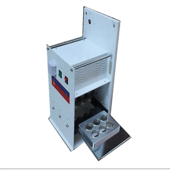 
51 mm Diameter k cup coffee capsules sealing machine K cup sealer 1 for 6 pcs 