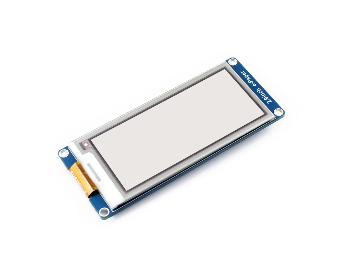 Waveshare 2.9inch E-Ink Display Module Panel Red Black White Three-color SPI Interface with Embedded Controller