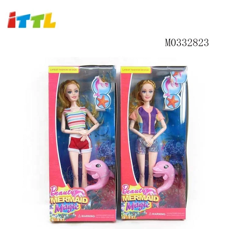 Hot sale beautiful anime girl dolls figure plastic princess figurine