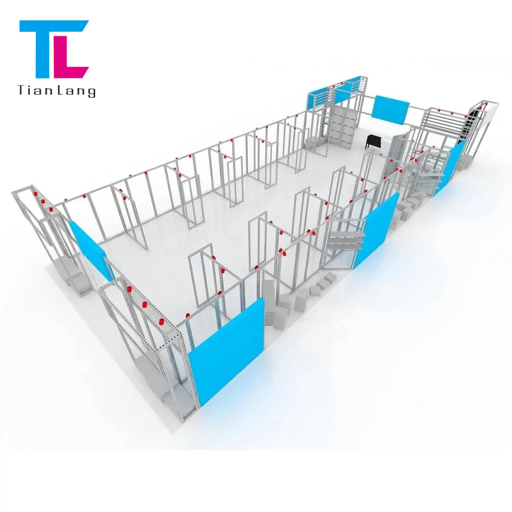 Tianlang Trade Advertising Arch Banner Booth Display Stand Custom Design Aluminum Modular Freestanding Exhibition Stall