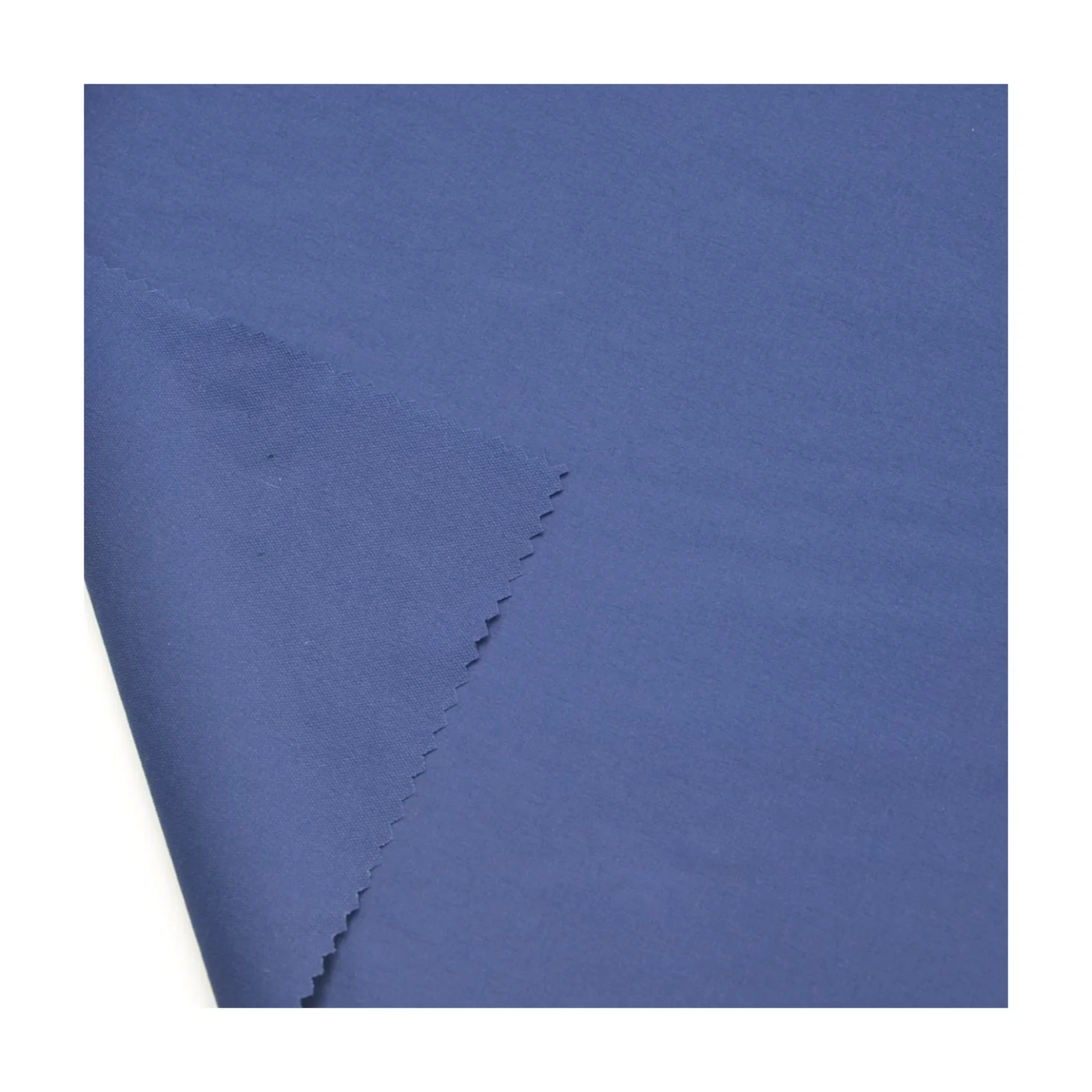
High-quality Nylon Pearl Dots Spandex Fabric Windproof and Breathable Fabric for Fashion Clothing Plain Dyed Dark Blue 