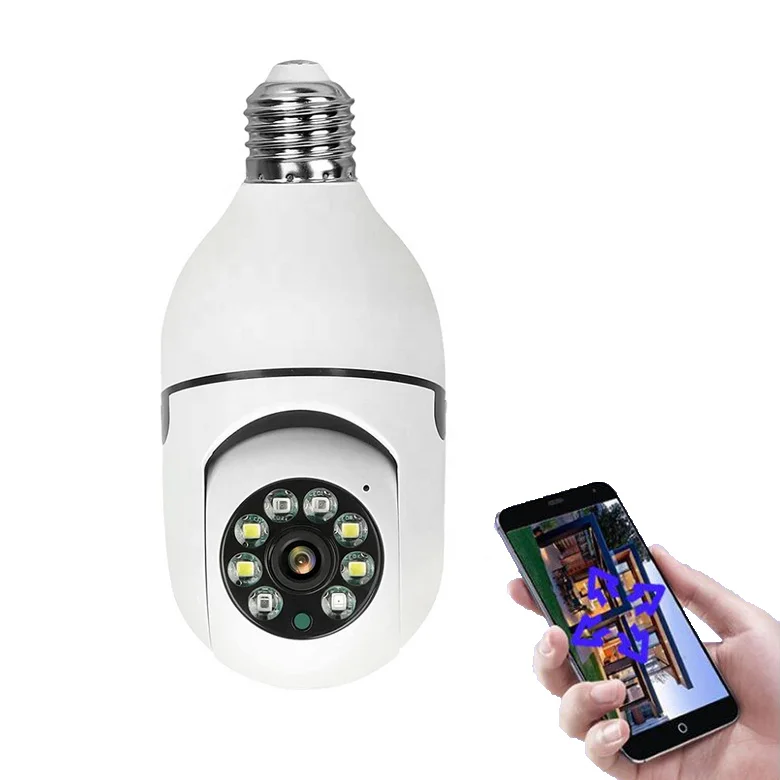 In stock Fast Dispatch Wifi CCTV Camera 360 Panoramic Full HD 1080P Secret Spy Camera Two Way Audio Night Vision Motion camera