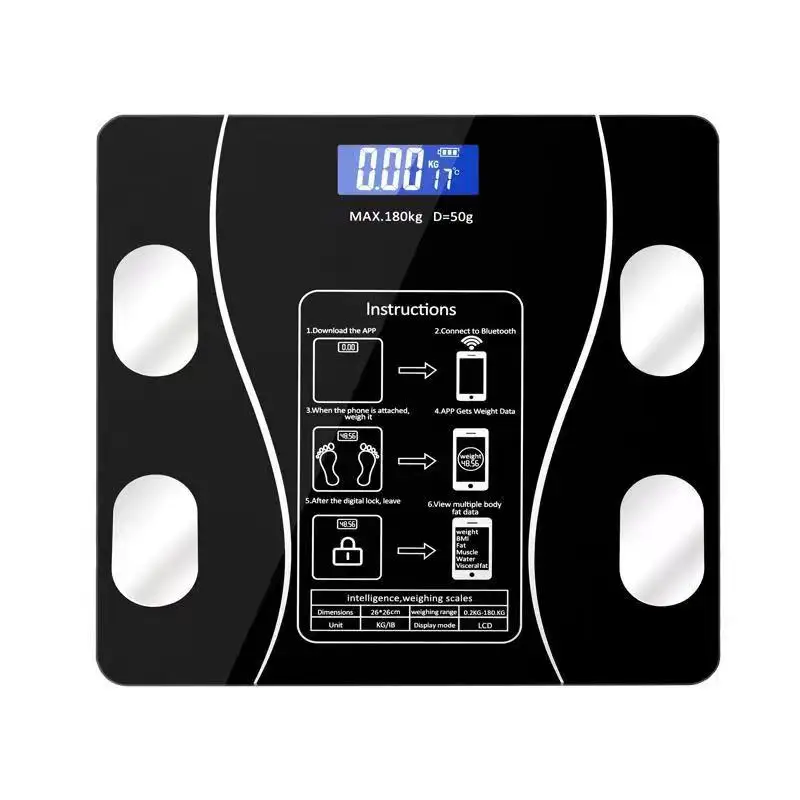 bmi/weight weighing Phone Connection Electronic Wireless Personal Human Body Analysis Bluetooth Digital Body Fat Scales