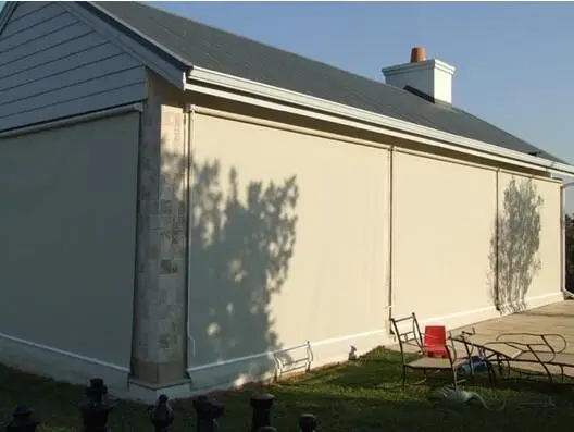 Waterproof auto retractable shade screens motorized roller zip track outdoor Roller blinds