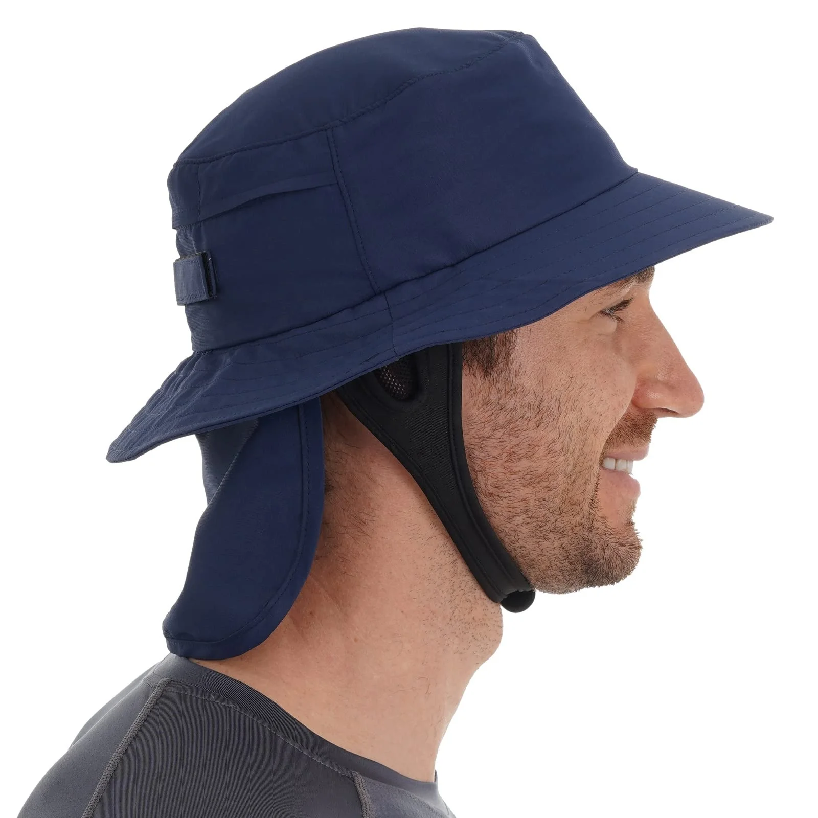 Нейлоновая быстросохнущая Панама с ремешком для подбородка серфинга лодок защиты от солнца водных видов спорта