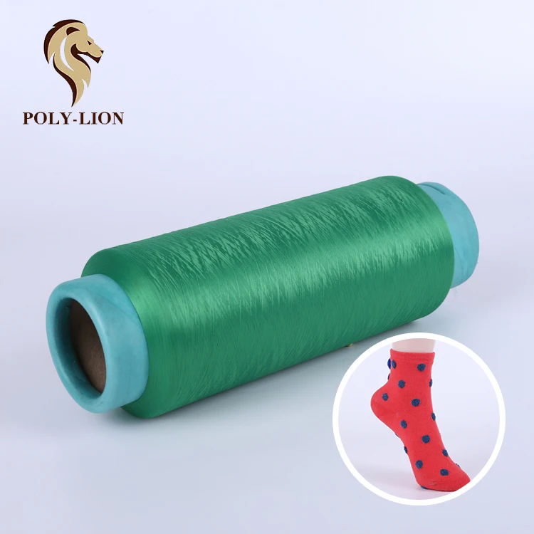 Nylon yarn dty 40D/34F 100% nylon Hank Dope Dyed Color Knit Sock Yarn for Machine Knitting