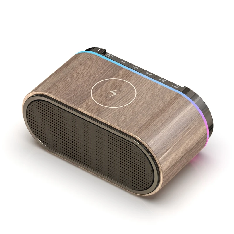 Blue tooth Speakers Led Digital Display Sleep Timer With Snooze Function For Alarm Clock Wireless Speaker