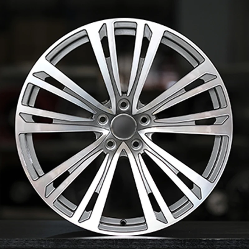 Forged   aluminium  alloy wheels  Best Price Gun Metal Machined Car Rims For Q7 Wheel Rims