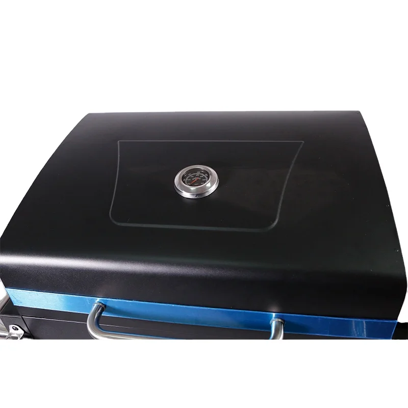 Portable Grill Table with Double-Shelf for Outdoor Prep Folding Grill Stand Fits  Griddle