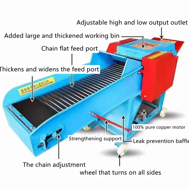 Branches alfalfa grass hay tobacco Chaff Cutter Hay Cutter