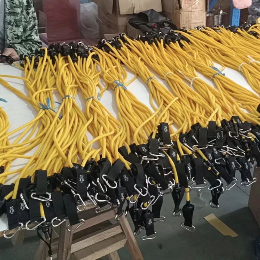 Home Workouts Bands Set Workout Exercise Bands 5 Tube Fitness Bands with Door Anchor Handles Portable Bag Legs Ankle Straps